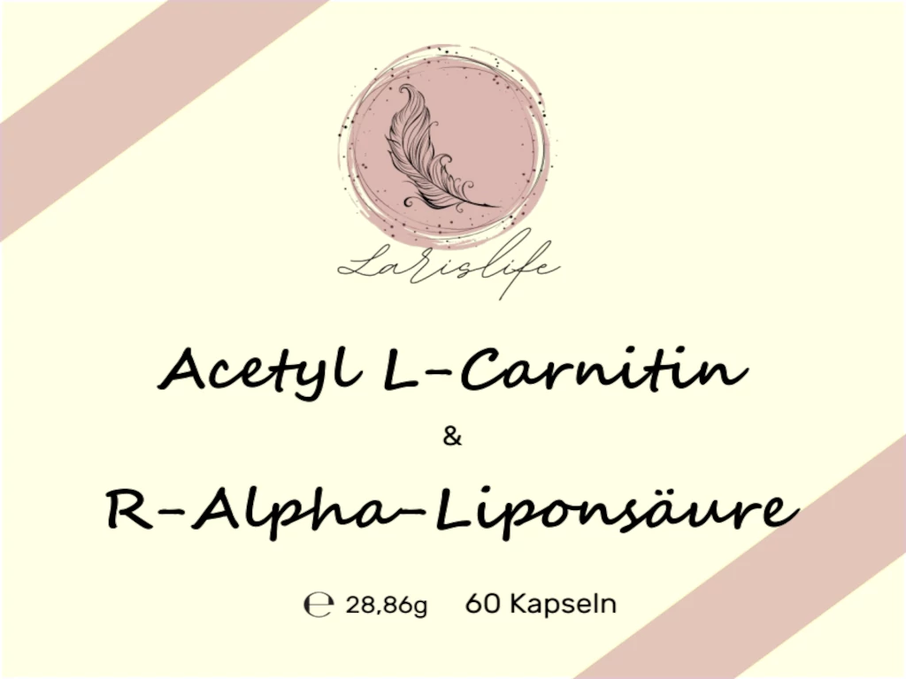 Acetyl L-Carnitin + R-Alpha-Liponsäure - 60 Kapseln