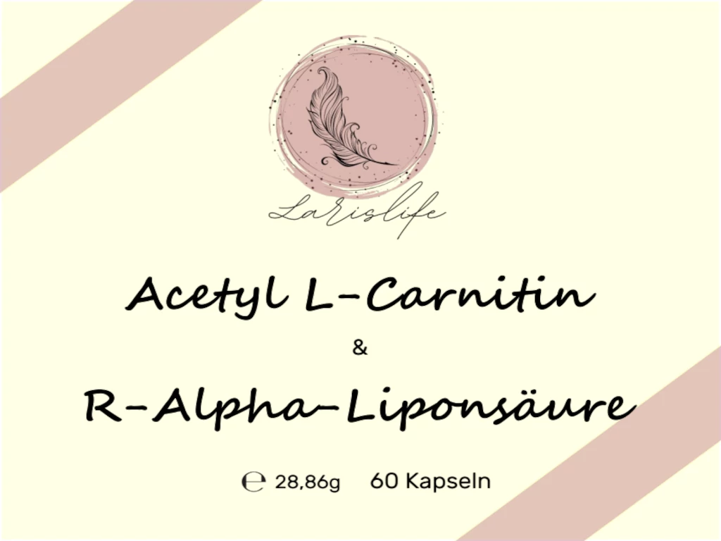 Acetyl L-Carnitin + R-Alpha-Liponsäure 60 Kapseln