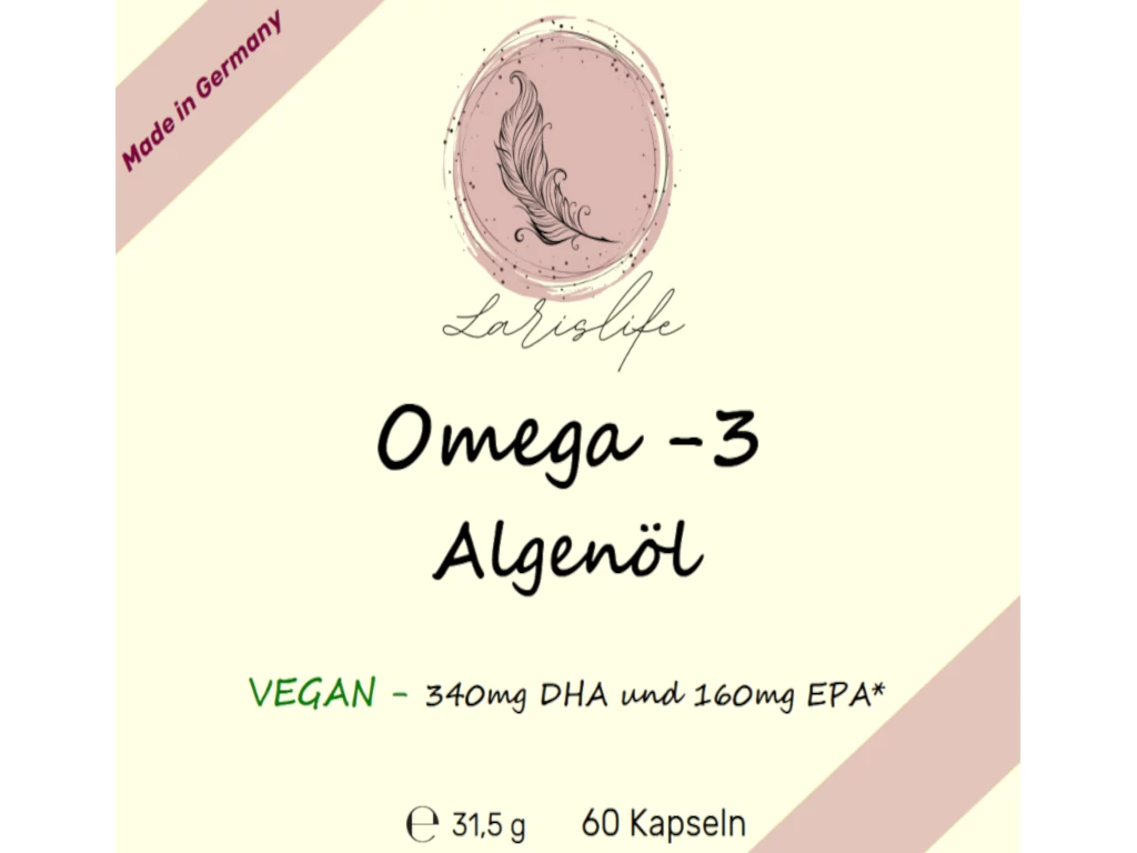 Omega 3 Algenöl - 60 Kapseln (6er-Pack)
