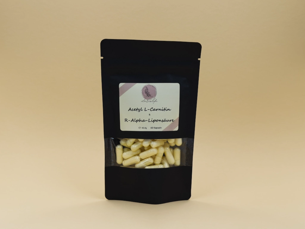 Acetyl L-Carnitin + R-Alpha-Liponsäure - 60 Kapseln