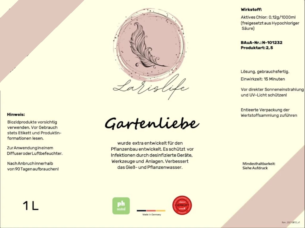 Gartenliebe - 1 L Desinfektionsmittel