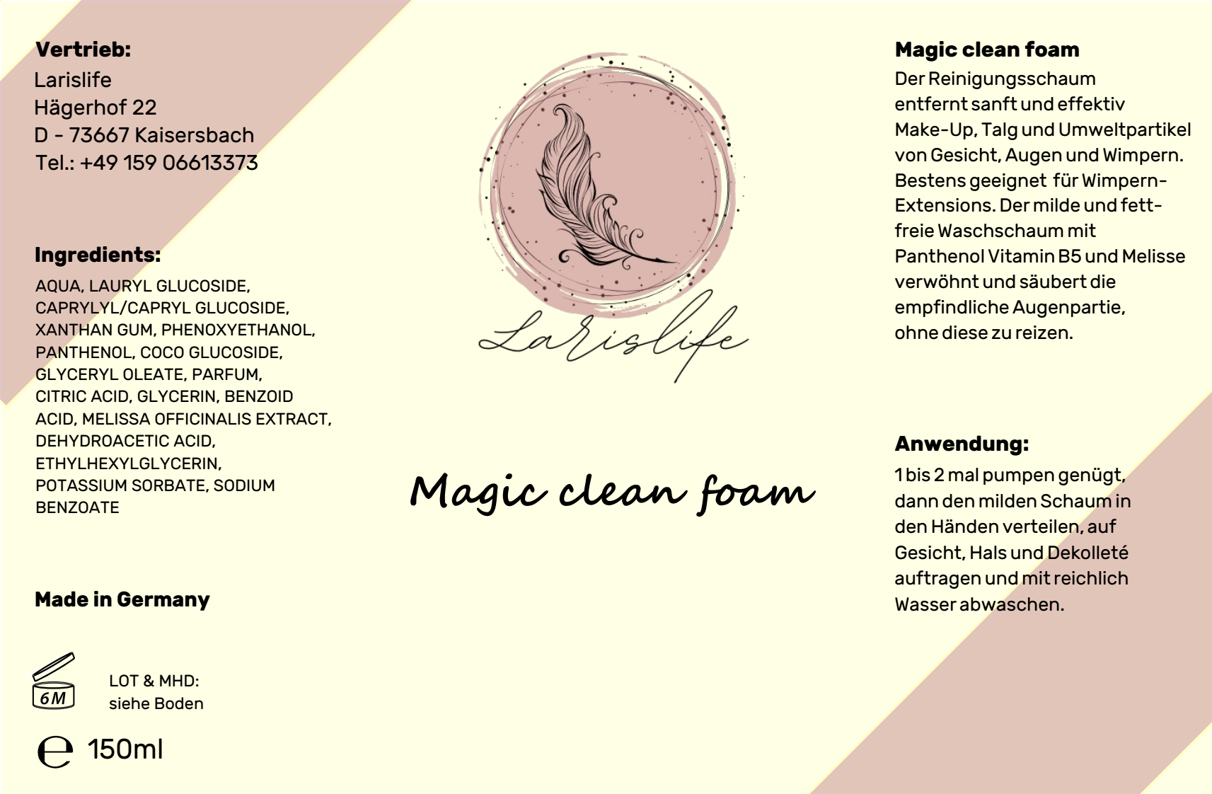 Magic clean foam 150ml
